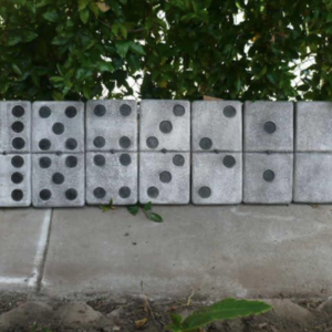Domino Stepping Stones available set of 27 pieces